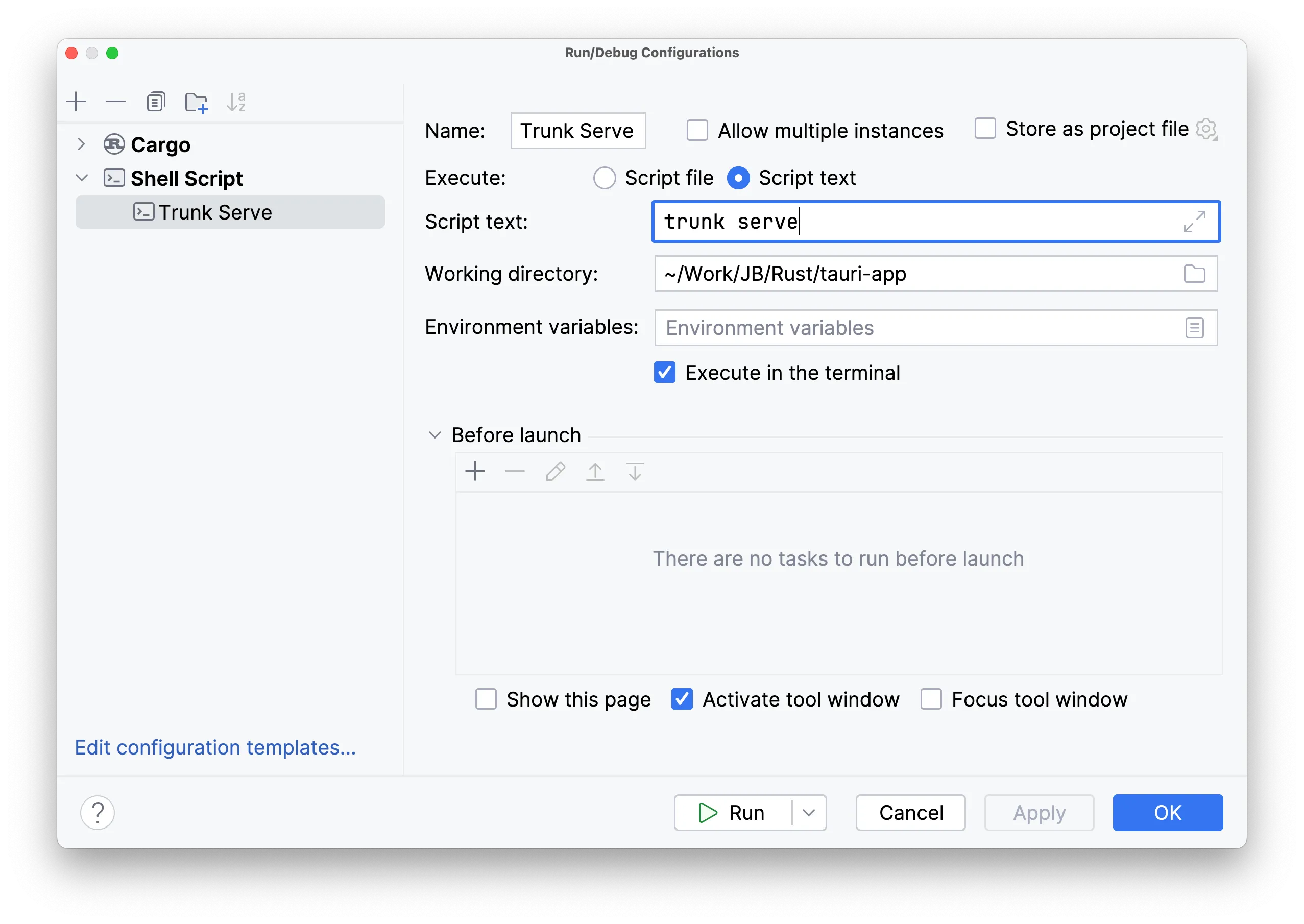 Configuración de Trunk Serve